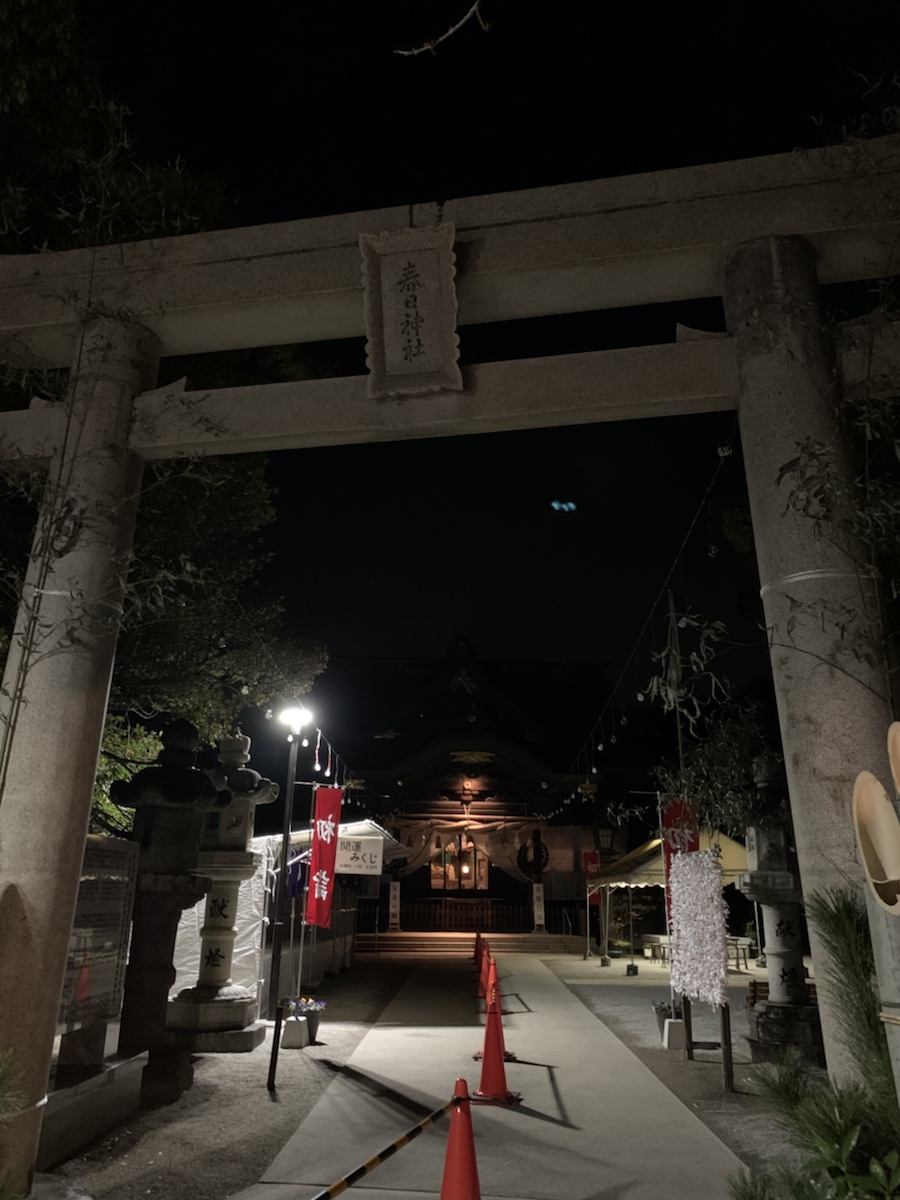 夜の春日神社